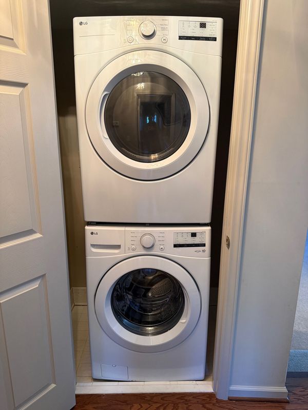 In-unit washer and dryer